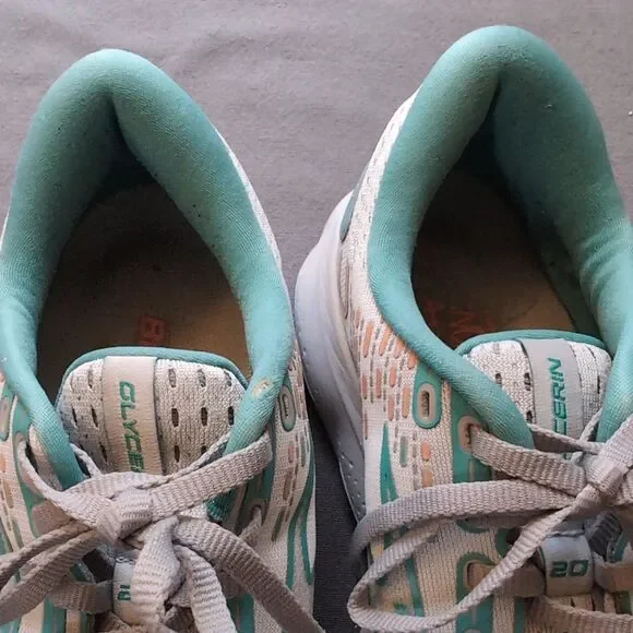 Brooks Glycerin 20 Womens Size 9.5B Gray Blue Athletic Running Shoes Sneakers - Picture 11 of 11
